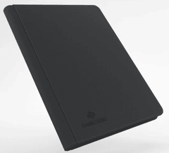 GameGenic Binder: 18-Pocket Zip-up Album Black GGS31001ML